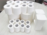 Virgin wood pulp toilet roll